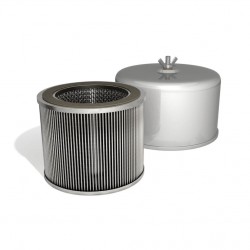 Luftfilter mit integrierter Schalldämpfung FT.230.30P für Verdichter