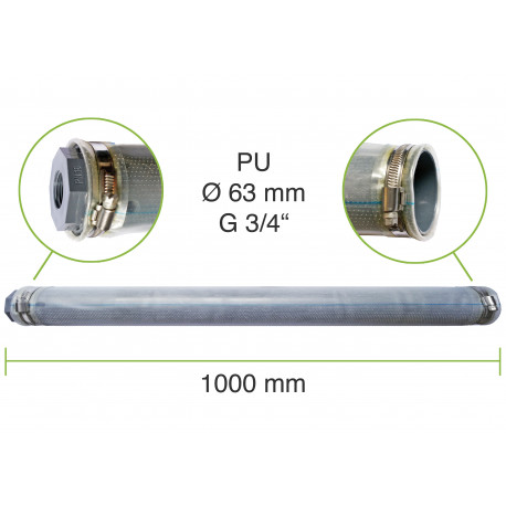 Rohrbelüfter mit Polyurethan-Membrane 1000mm - IN-ECO
